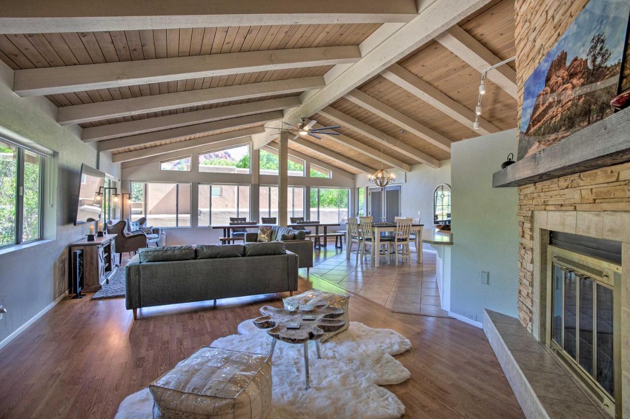 Sedona Hideaway With Swim Spa And Private Tavern! Esterno foto