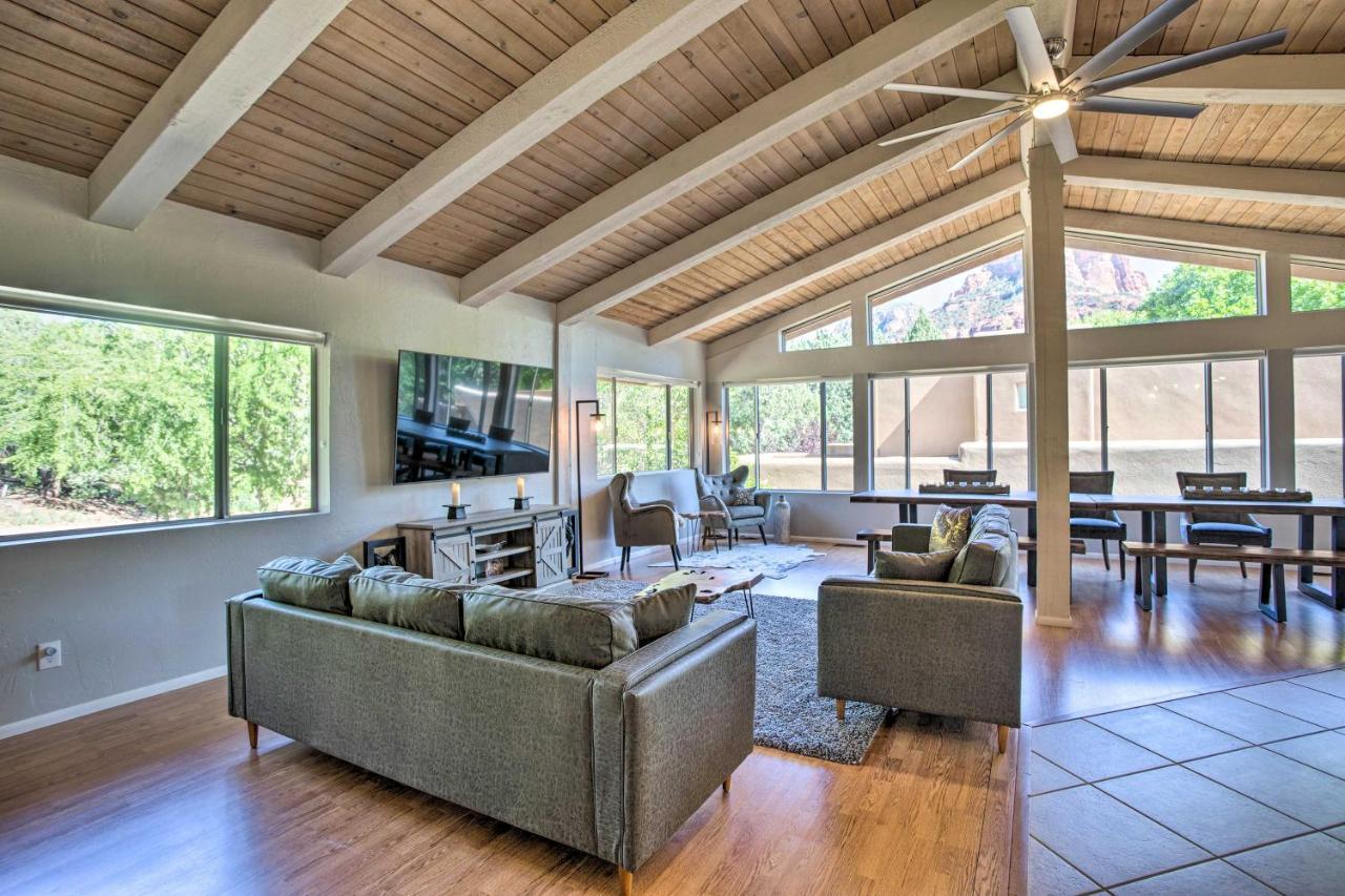 Sedona Hideaway With Swim Spa And Private Tavern! Esterno foto